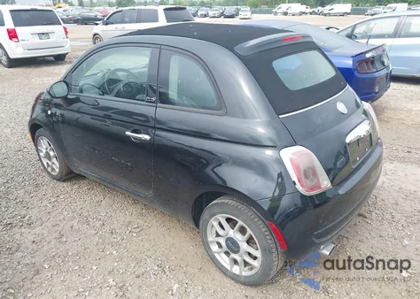 2012 Fiat 500 Pop из США, поврежденный, VIN 3C3CFFDR7CT169466